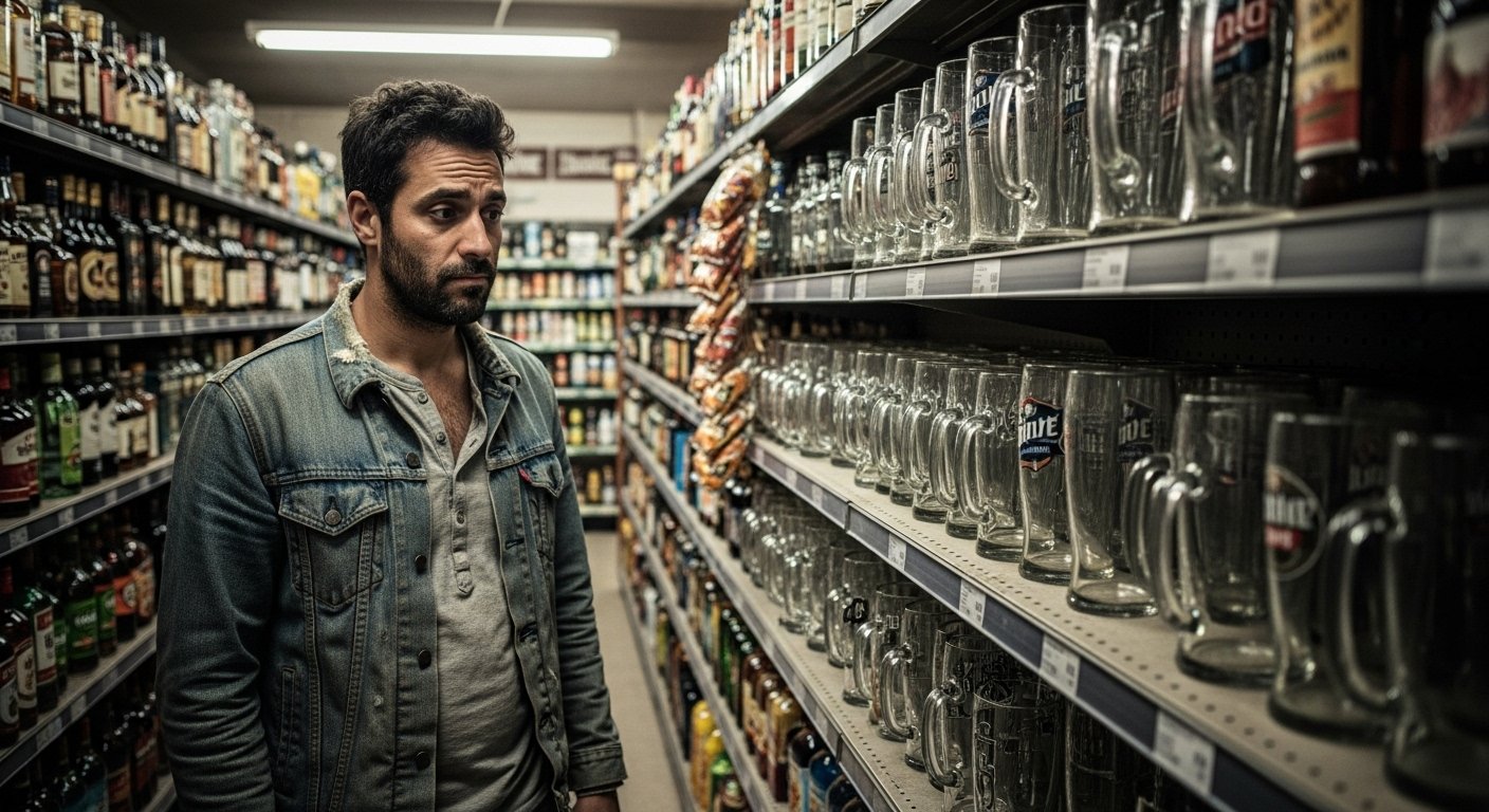 Erros ao comprar taça de cerveja