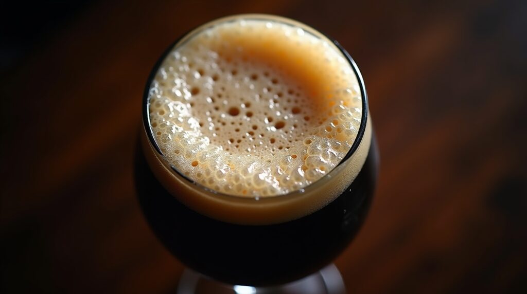Espuma da cerveja