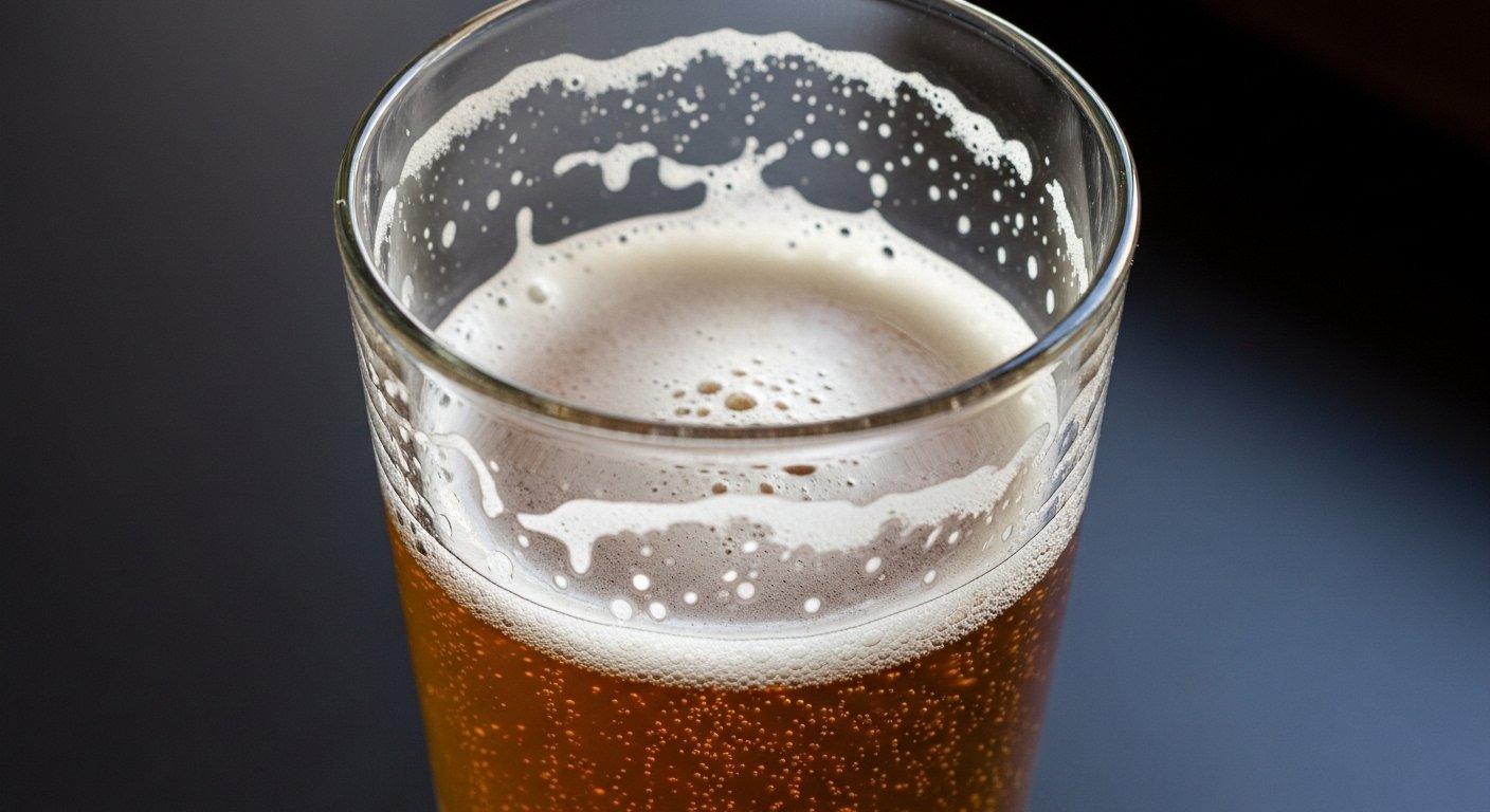 Taça suja afeta espuma