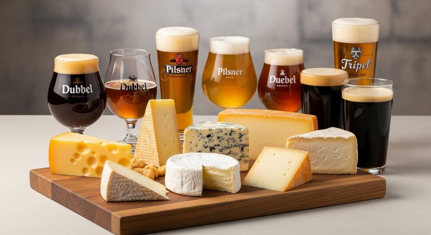 Harmonização Cervejas e queijos