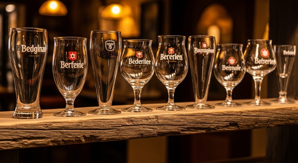 Taças para cerveja Belga