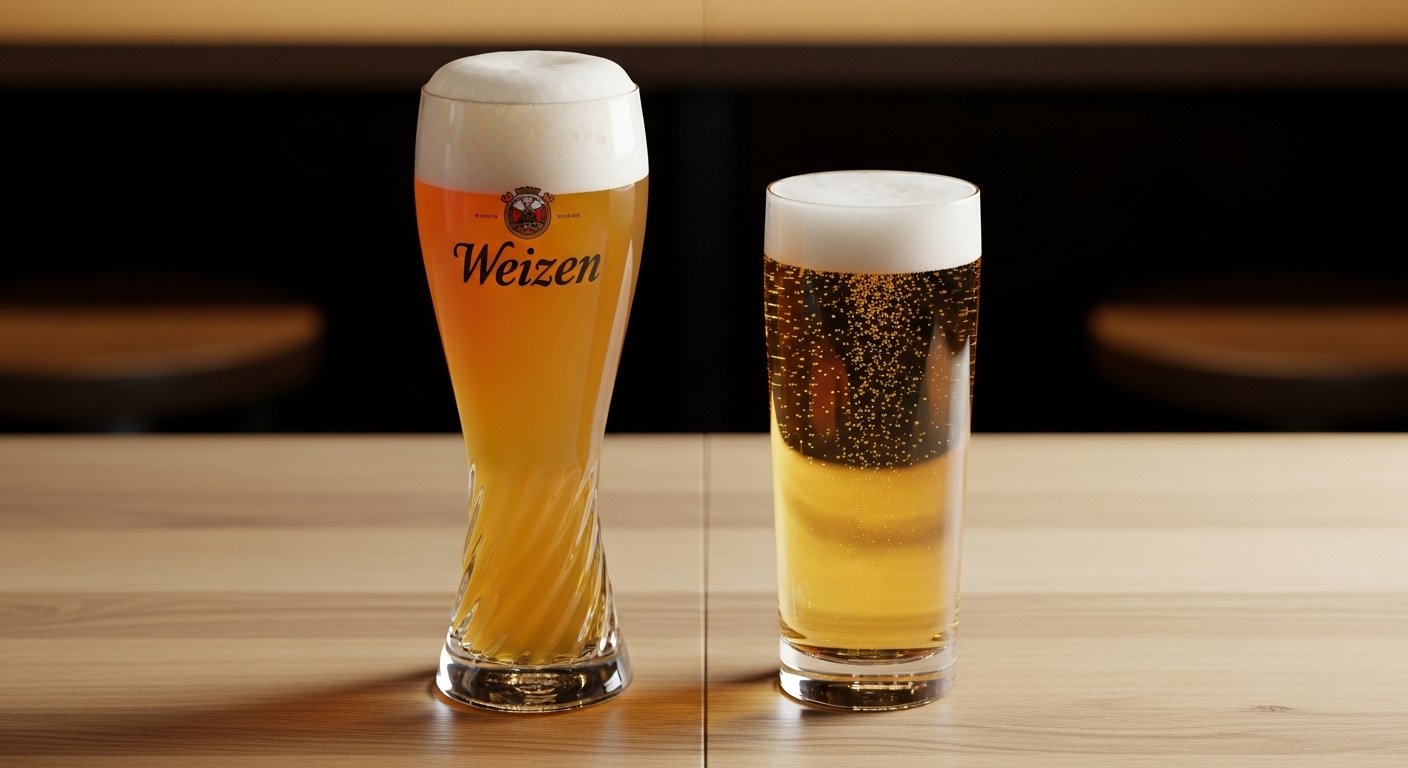 Copo Weizen vs Lager