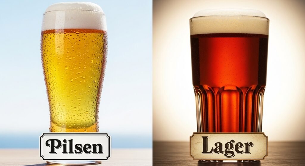 pilsen-lager Pilsen vs Lager