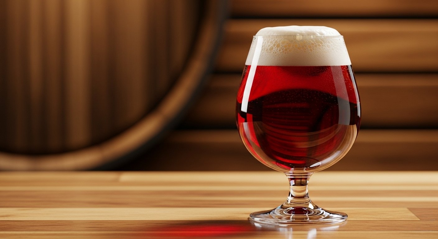 Taça Snifter com Barley Wine