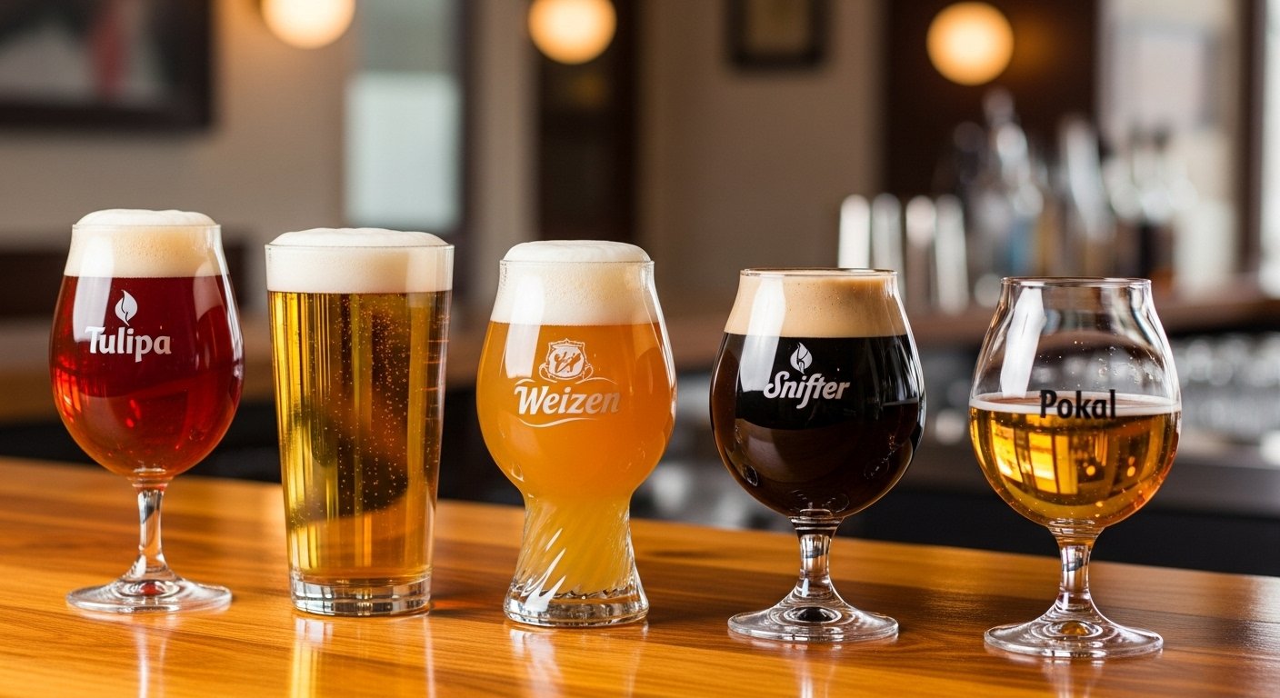 Taças essenciais de cerveja