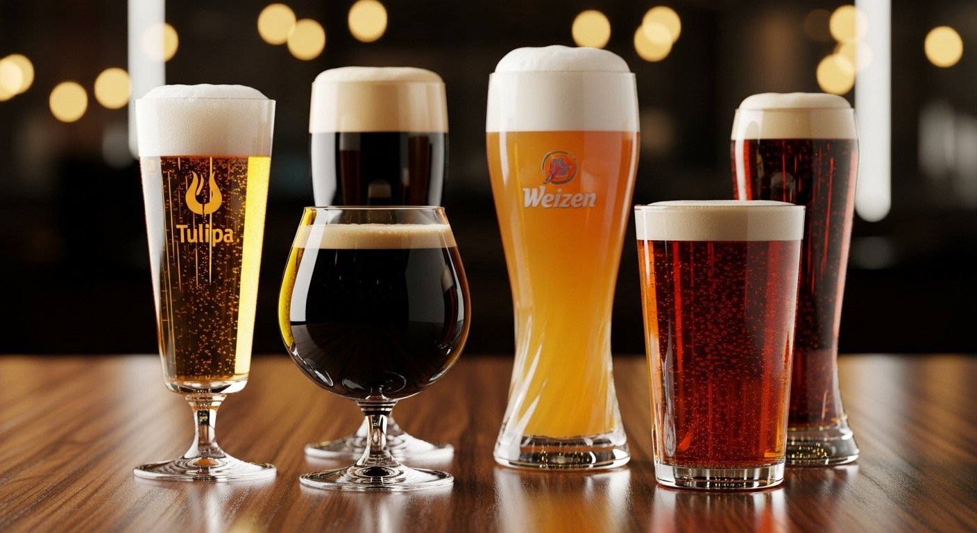 Formato da Taça e Carbonatação