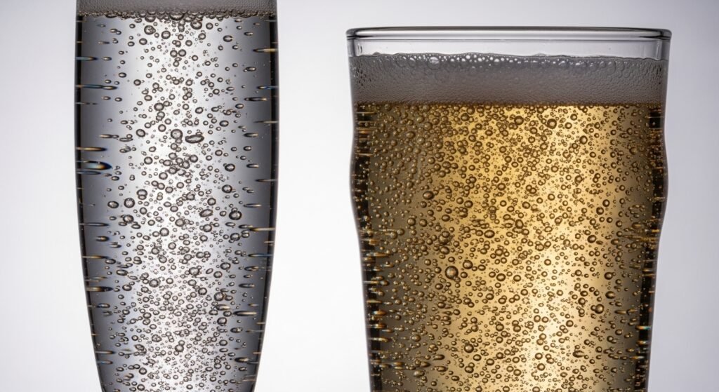 Formato da Taça e Carbonatação